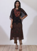 Black Embroidered Nargis Kaftan