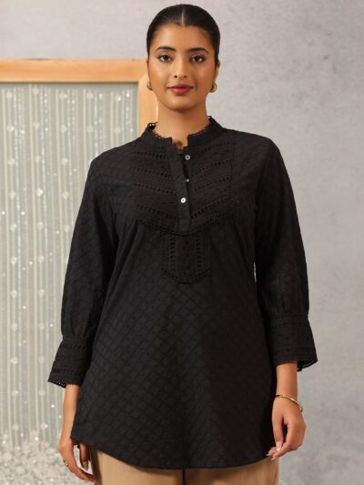 Charcoal Black Essential Tunic